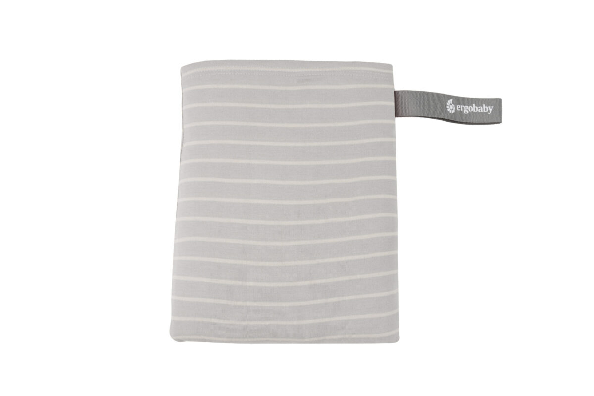 Ergobaby Aura marama Sustainable Knit - Grey Stripes - Image 4
