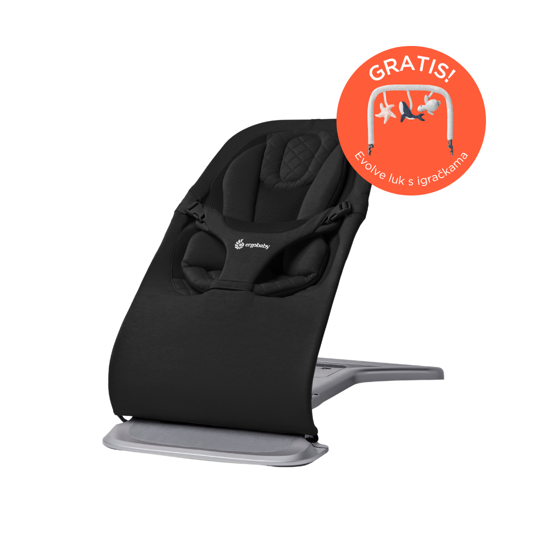 Ergobaby Evolve ležaljka 3u1 – Oxford Blue + GRATIS luk s igračkama